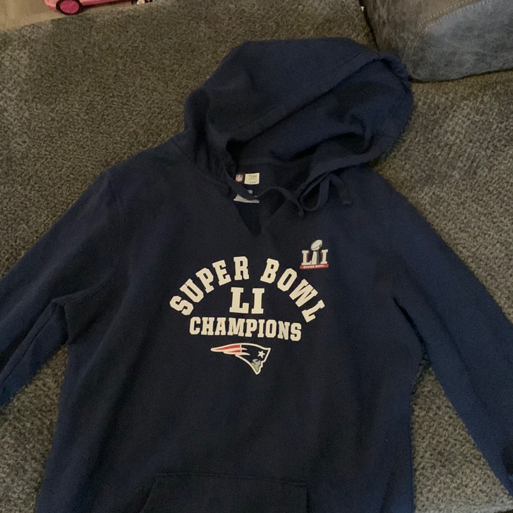 Patriots hoodie women Large
